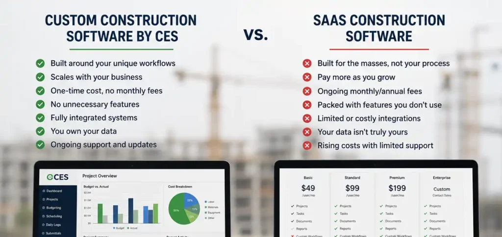 Custom Construction Software